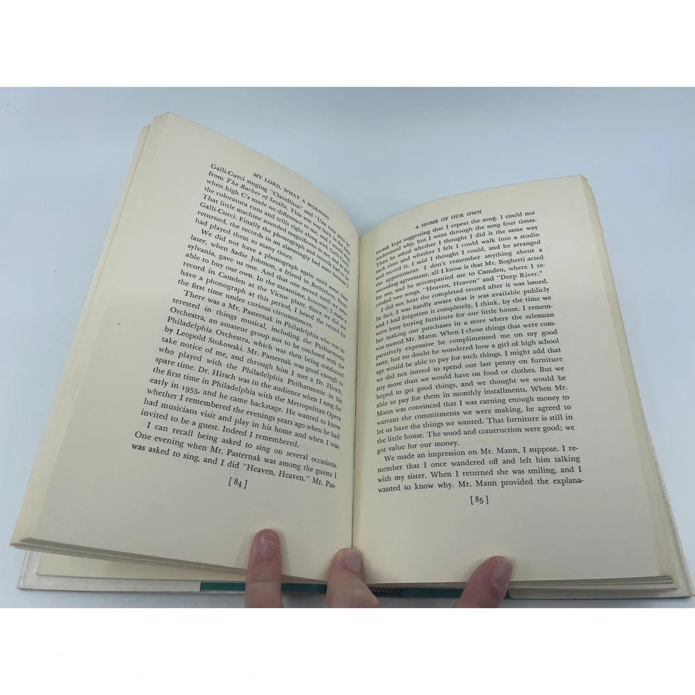 My Lord What a Morning Marian Anderson Autobiography‎ 1956 First Edition Viking